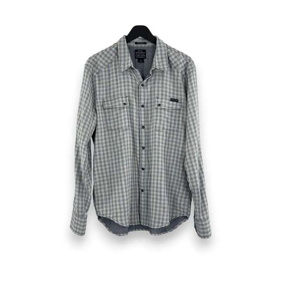 Lucky Brand Black Label Men's California Fit Snap Button Up - Size L - Picture 3 of 10